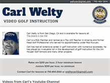 Tablet Screenshot of carlwelty.com